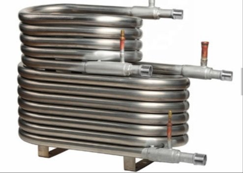 échangeur de chaleur 10m3/h coaxial pour l'usine de nourriture/boisson
