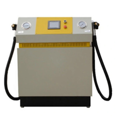 Équipement remplissant de climatiseur de réfrigérant automatique d'échangeur de chaleur pour la pompe à chaleur