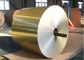 Matériel adapté aux besoins du client d'échangeur de chaleur, papier aluminium enduit de couleur d'or