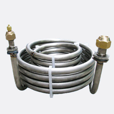 Échangeur de chaleur titanique de bobine du tube 6000KW de vaporisateur d'aquarium